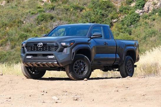 2025 fourth-gen Toyota Tacoma. New turbo engine design enhancing its towing capacity.