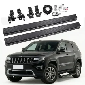 Complete electric power jeep grand cherokee running boards kit with motors and wiring