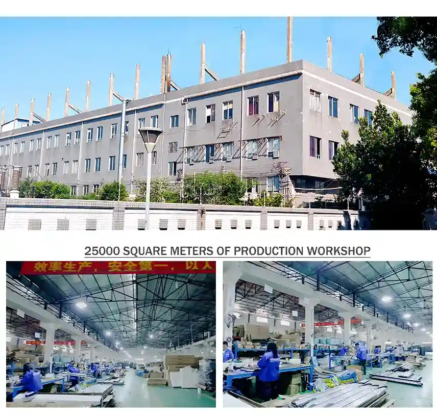 MaxRunningBoards import power running boards factory workshop – 25,000 square meters production facility, emphasizing efficient production, safety first, and people-oriented manufacturing for high-quality power running boards.