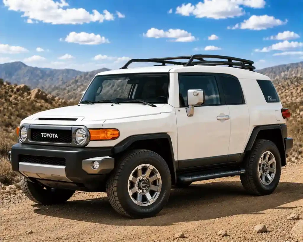 Toyota FJ Cruiser power running boards for off-road SUV side step upgrade