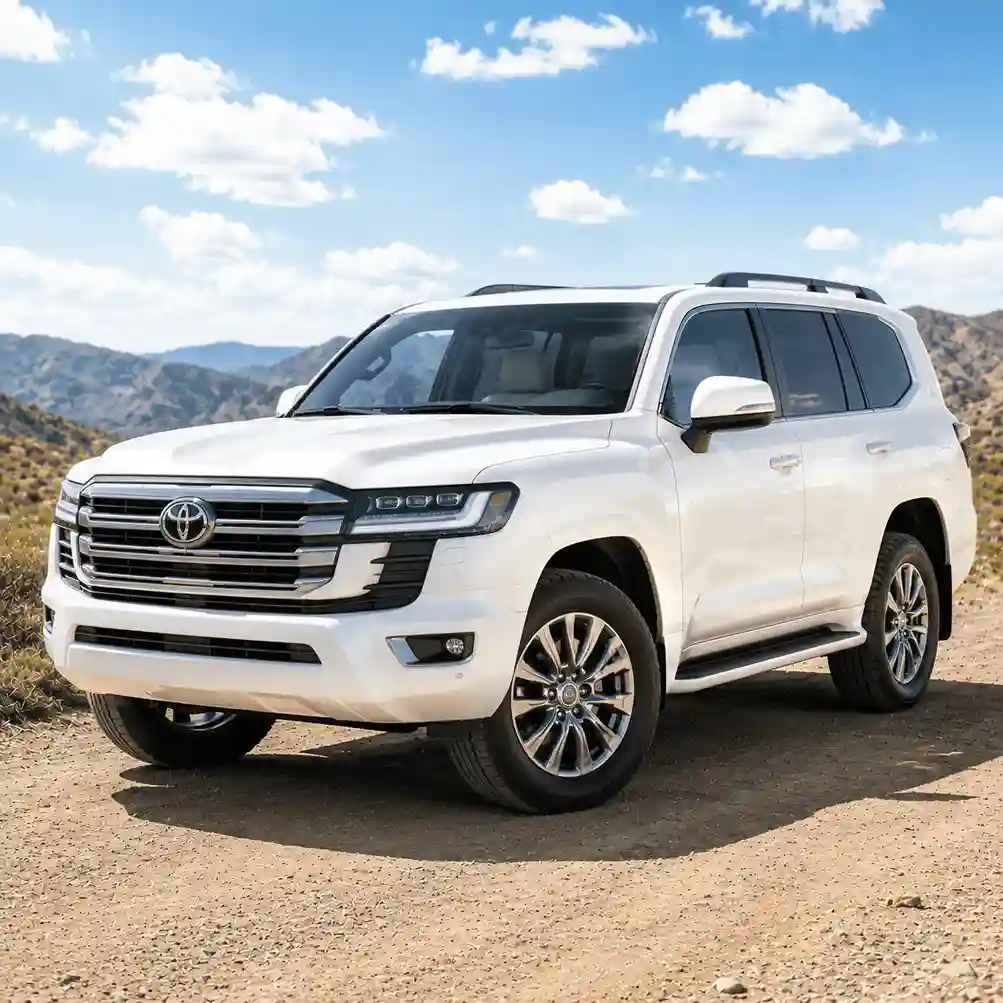 Toyota Land Cruiser power running boards for luxury off-road SUV