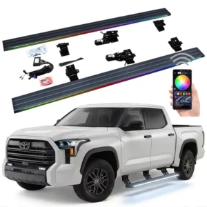 Toyota Tundra power running boards full kit package with app control interface