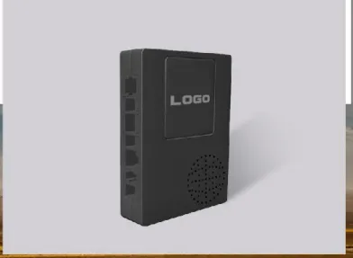 Black OBD control module with side ports and LOGO placeholder for custom Electric running boards.