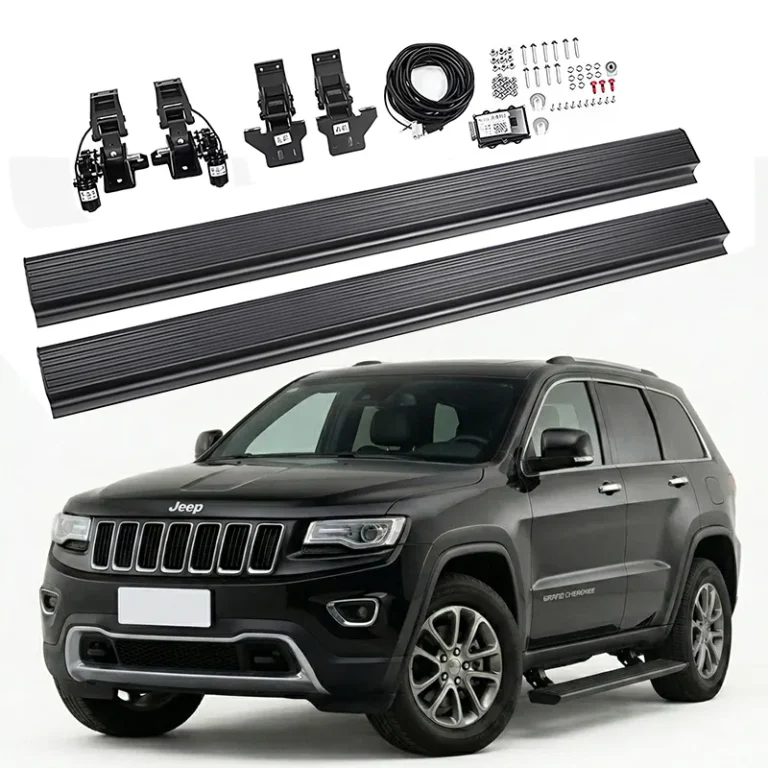 Complete electric power jeep grand cherokee running boards kit with motors and wiring