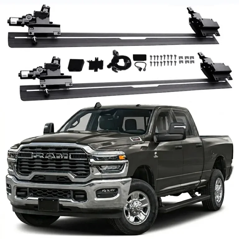 Complete power step kit including motors, wiring, and brackets for ram 2500 running boards